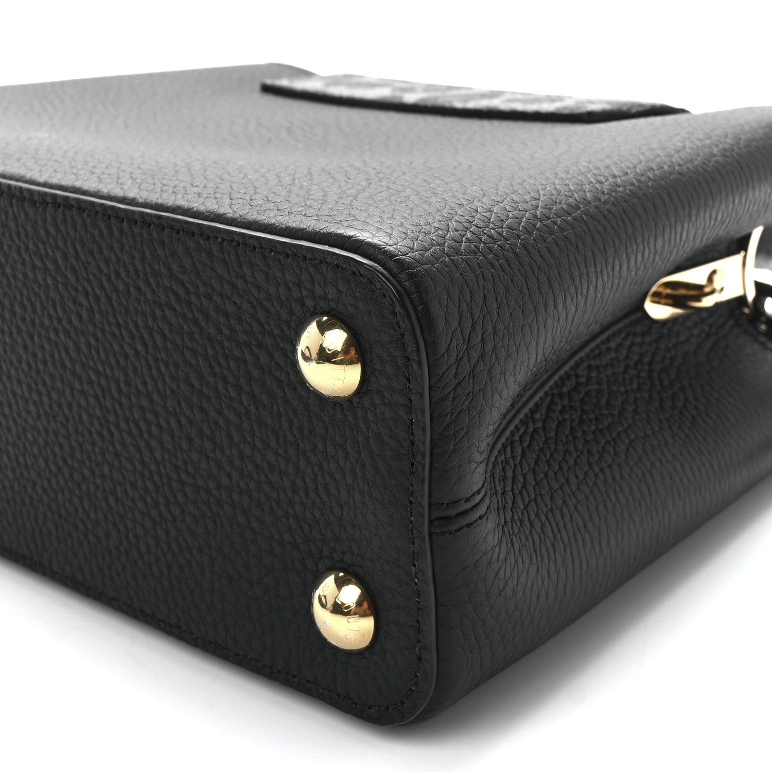 Louis Vuitton Taurillon Capucines Leopard BB Black 10 of 10