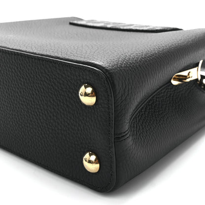 Louis Vuitton Taurillon Capucines Leopard BB Black 10 of 10