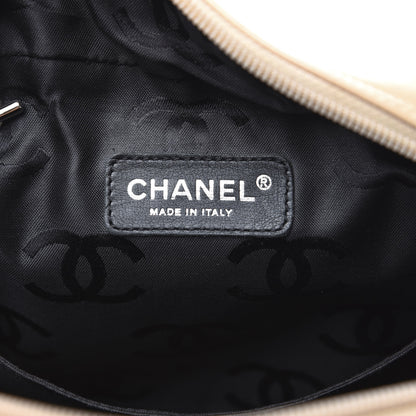 Chanel Calfskin Quilted Large Cambon Multipocket Reporter Beige Black 5 of 15