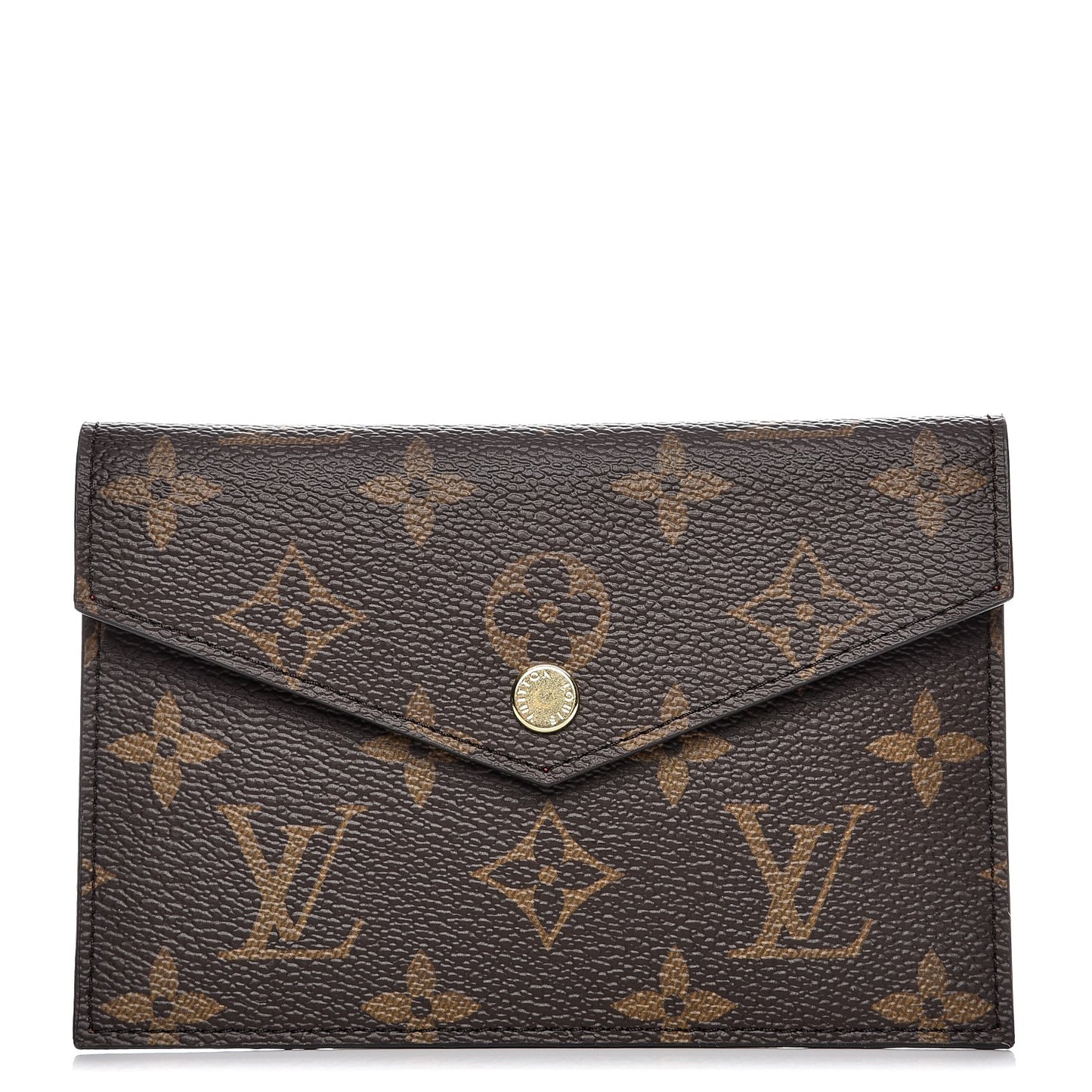 Monogram Daily Organizer Envelope Insert Red