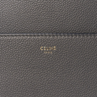 Celine Soft Grained Calfskin Sangle Bucket Bag Grey 6 of 10