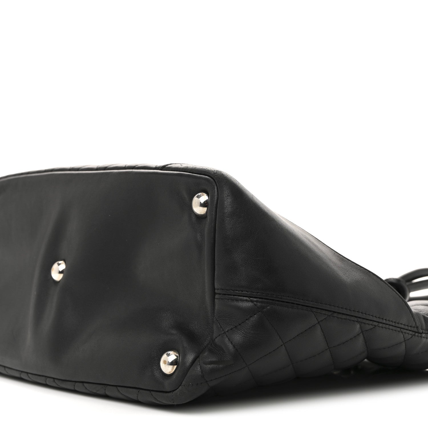 Chanel Calfskin Quilted Large Cambon Tote Black 10 of 14