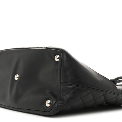 Chanel Calfskin Quilted Large Cambon Tote Black 10 of 14