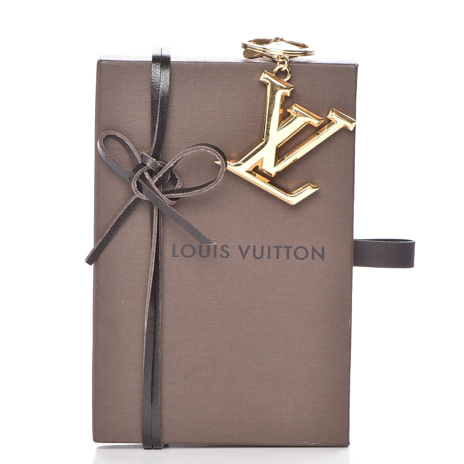 Louis Vuitton LV Facettes Bag Charm Key Holder Gold 5 of 5