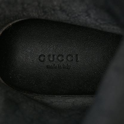 Gucci Rubber Monogram Rain Boots 36 Black 6 of 10
