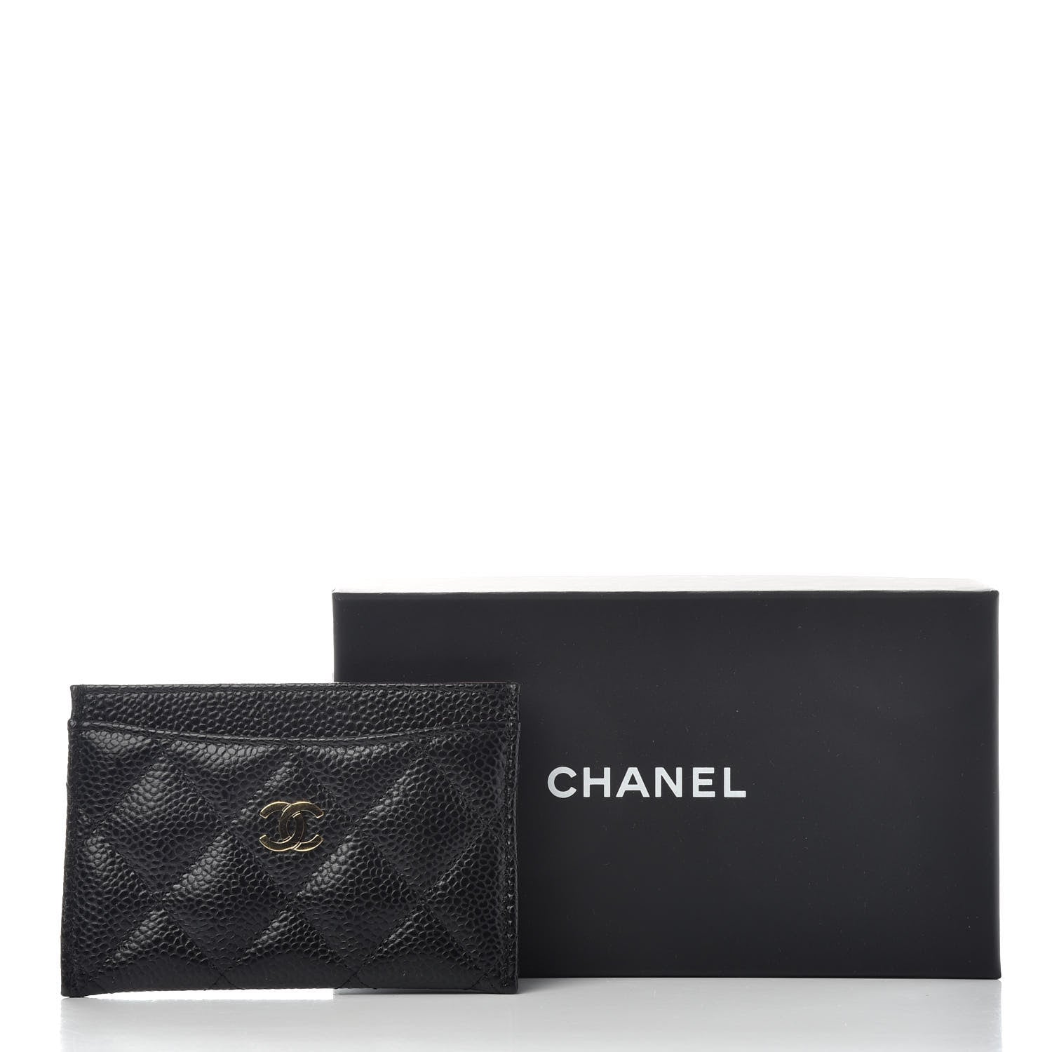Chanel Caviar Quilted Card Holder Black 8 of 8