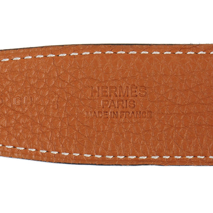 Hermes Box Togo 32mm Quizz H Belt 85 Black Gold 2 of 11