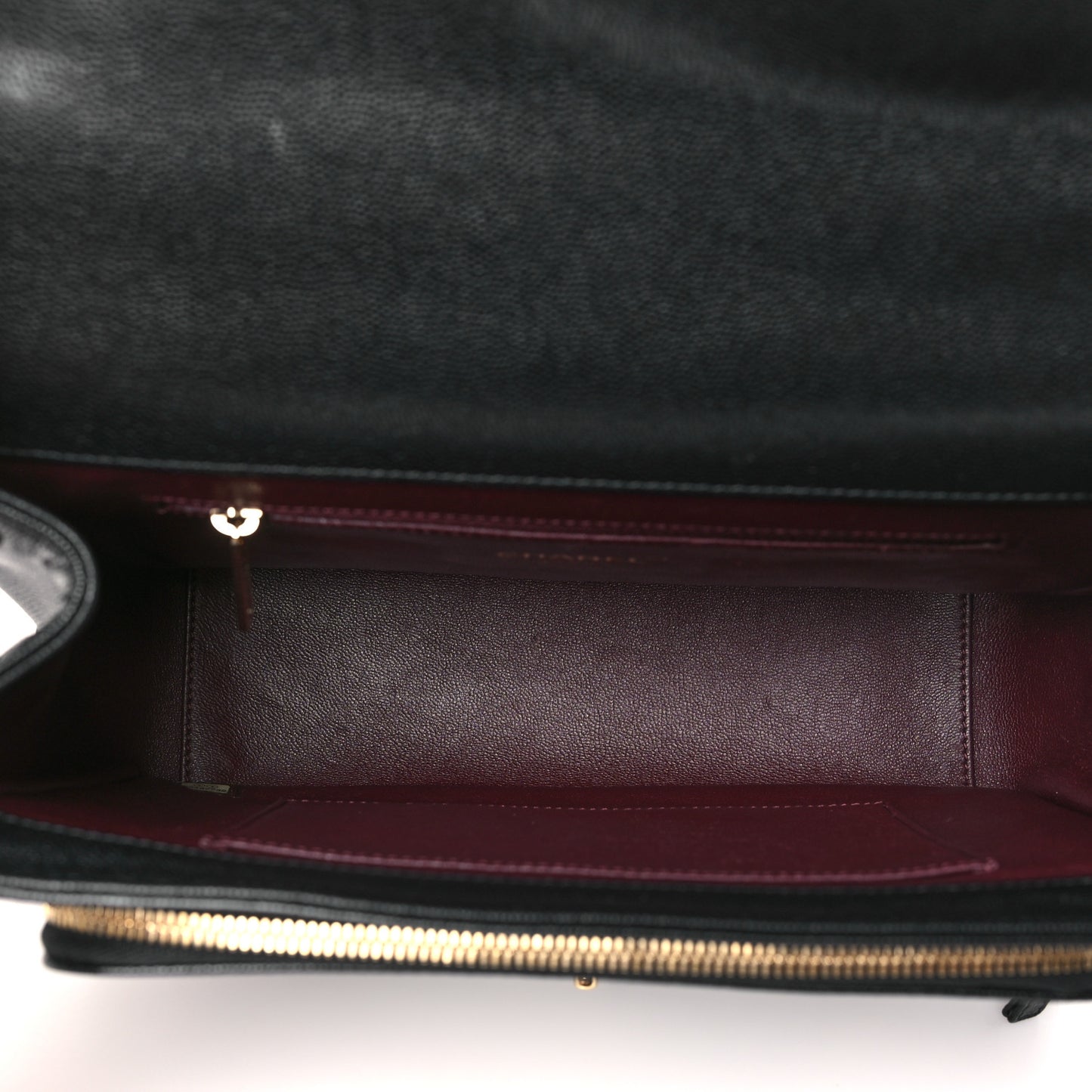 Caviar Quilted Large Business Affinity Flap Black