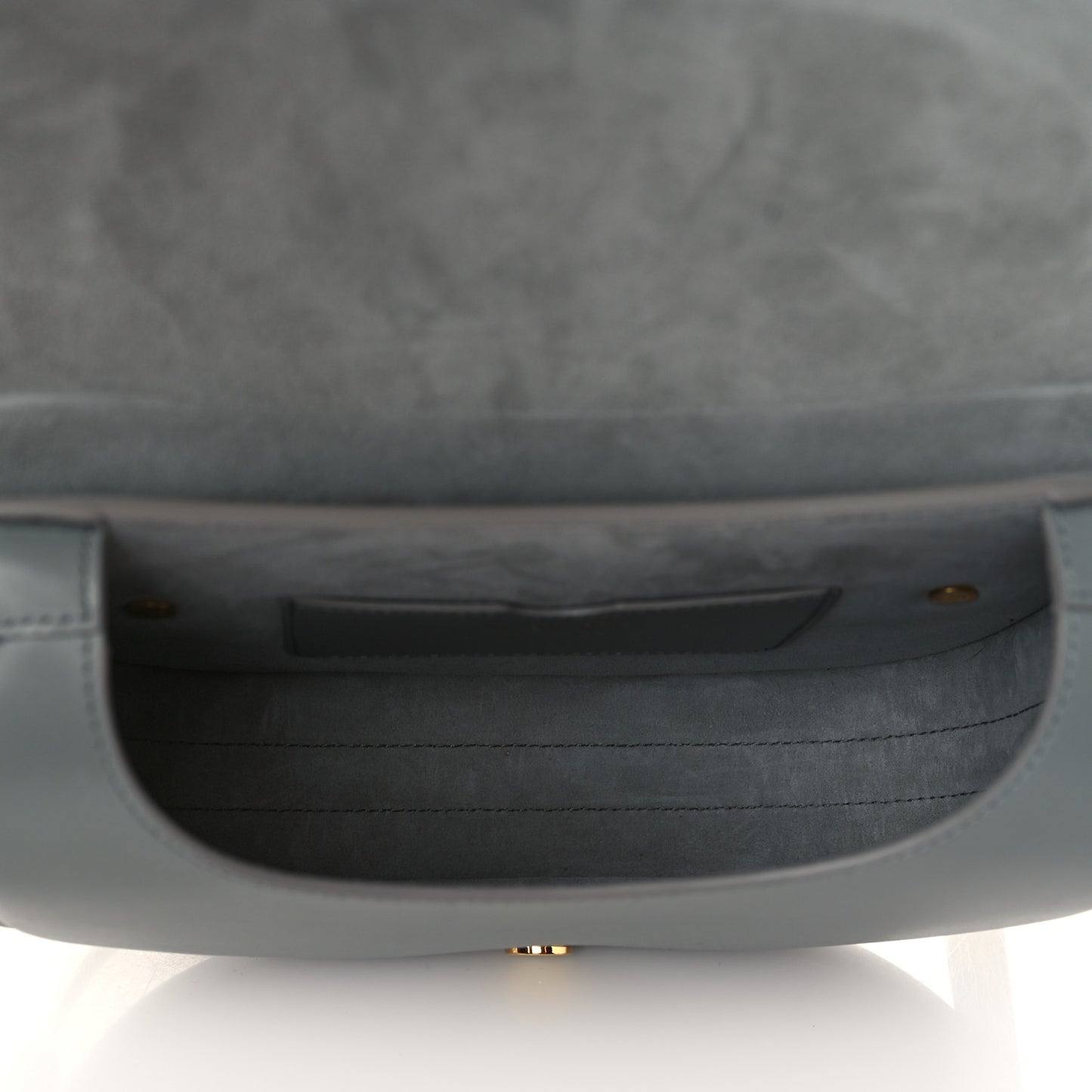 Box Calfskin Medium Bobby Flap Gray