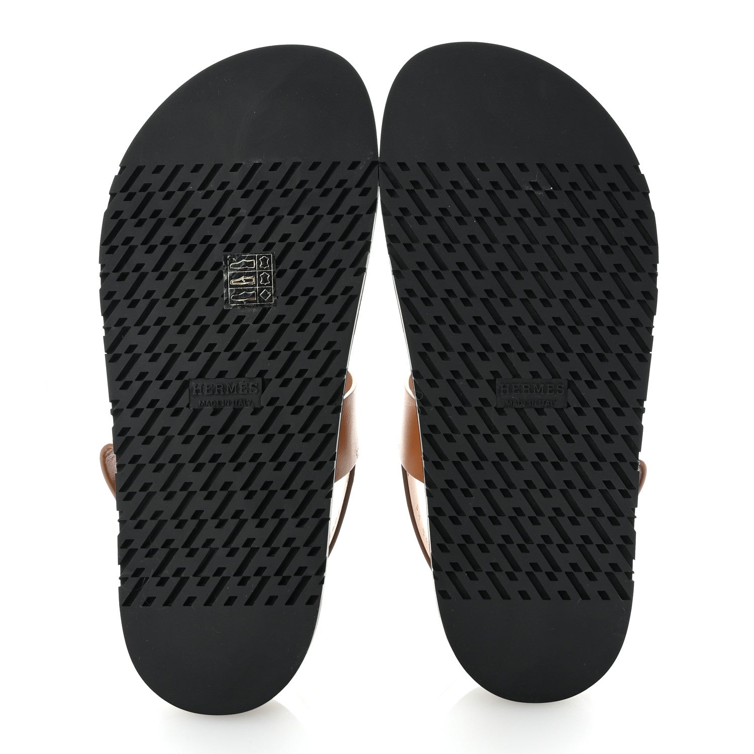 Hermes Calfskin Womens Genius Sandals 37 Naturel 6 of 10