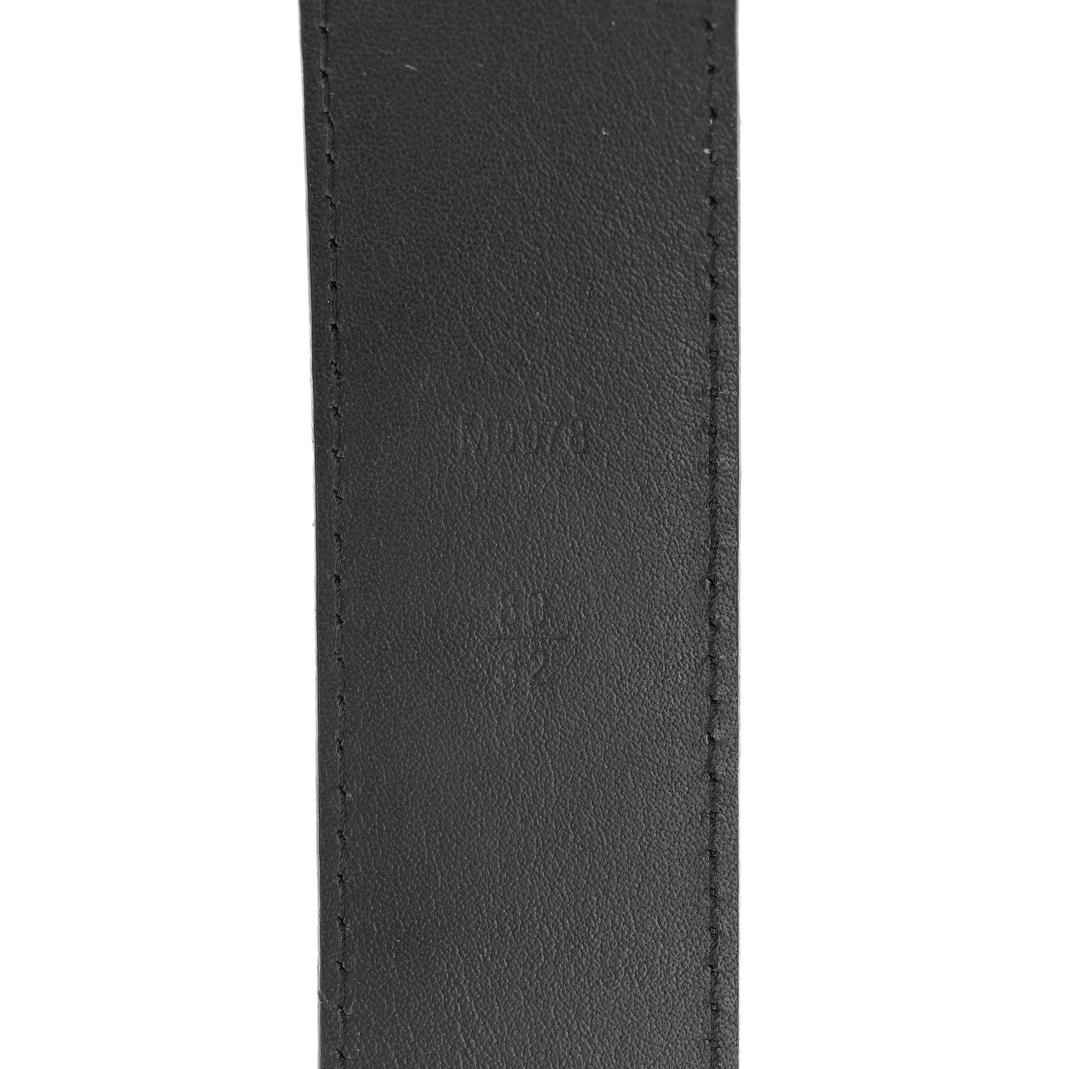 Louis Vuitton Calfskin 35mm LV New Wave Belt 80 32 Black 4 of 4