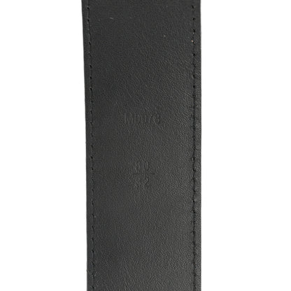 Louis Vuitton Calfskin 35mm LV New Wave Belt 80 32 Black 4 of 4