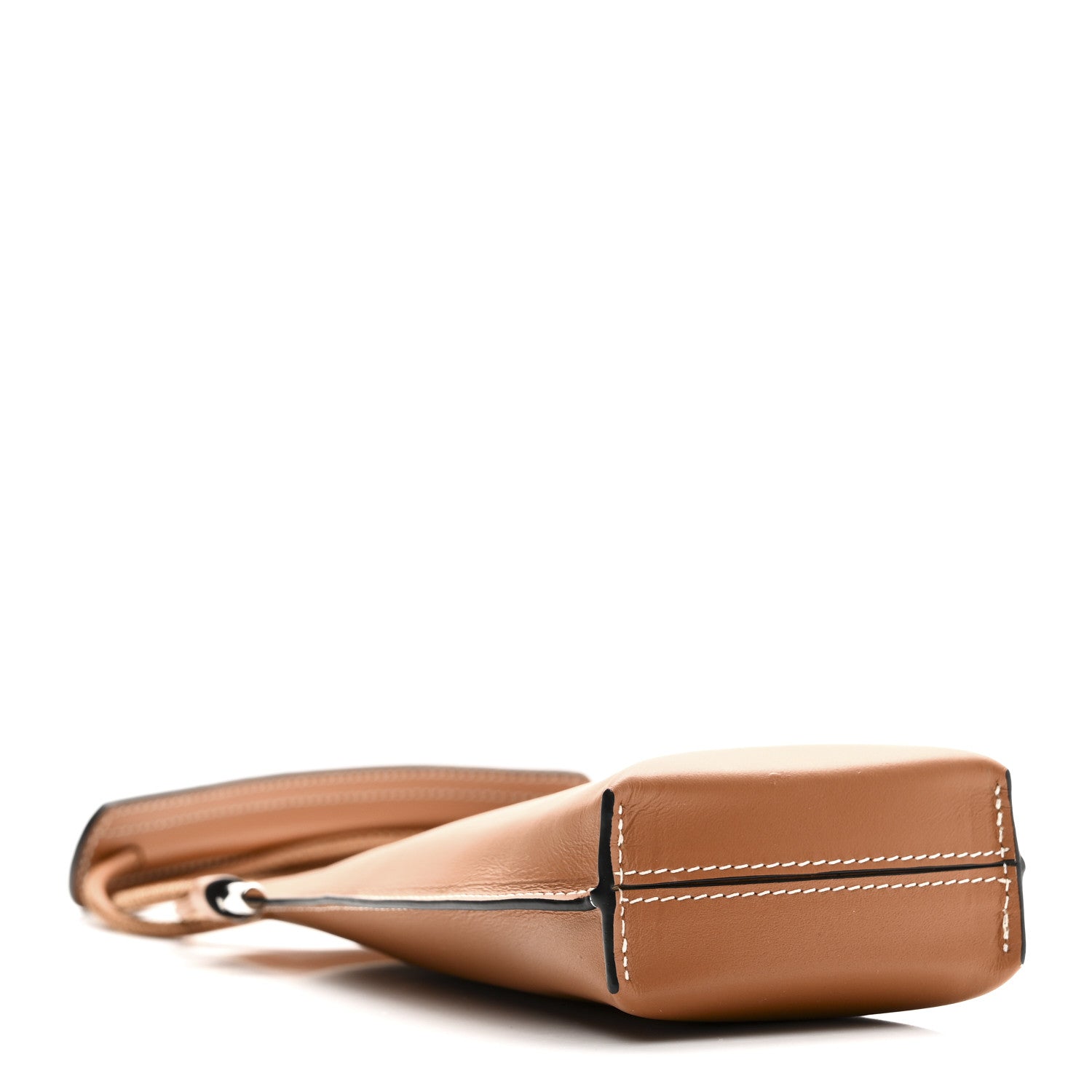 Loewe Smooth Calfskin Anagram Phone Pouch Tan 4 of 7