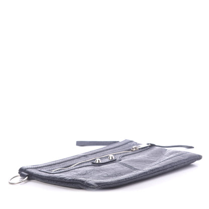 Balenciaga Agneau Arena Classic Hardware Small Clip Bleu Nuit 3 of 8