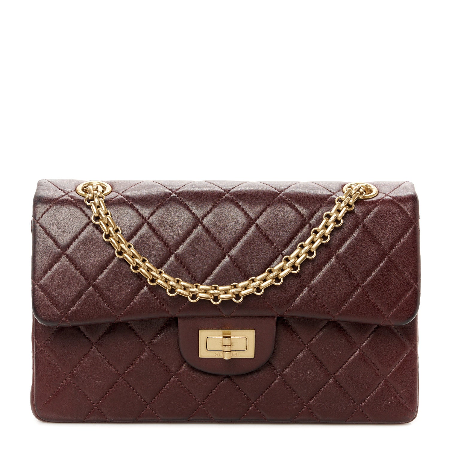 Chanel Lambskin Quilted 2.55 Reissue 225 Flap Brown 1 of 10