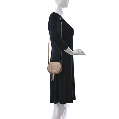 Chloe Calfskin Nano Marcie Saddle Bag Blush Nude 2 of 9