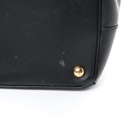 Prada Saffiano Large Galleria Double Zip Tote Black 19 of 23