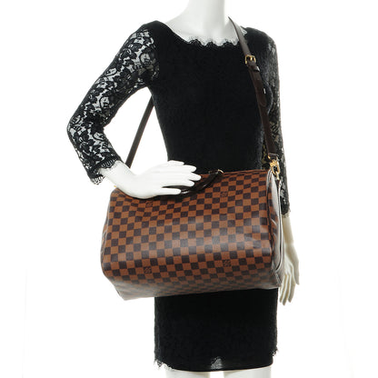 Louis Vuitton Damier Ebene Speedy Bandouliere 35 2 of 8