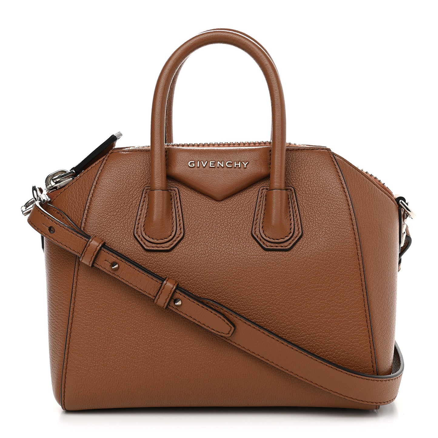 Sugar Goatskin Mini Antigona Caramel