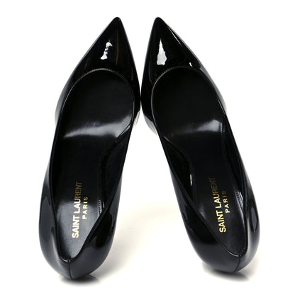 Saint Laurent Patent Opyum 85 Pumps 37.5 Black 2 of 10