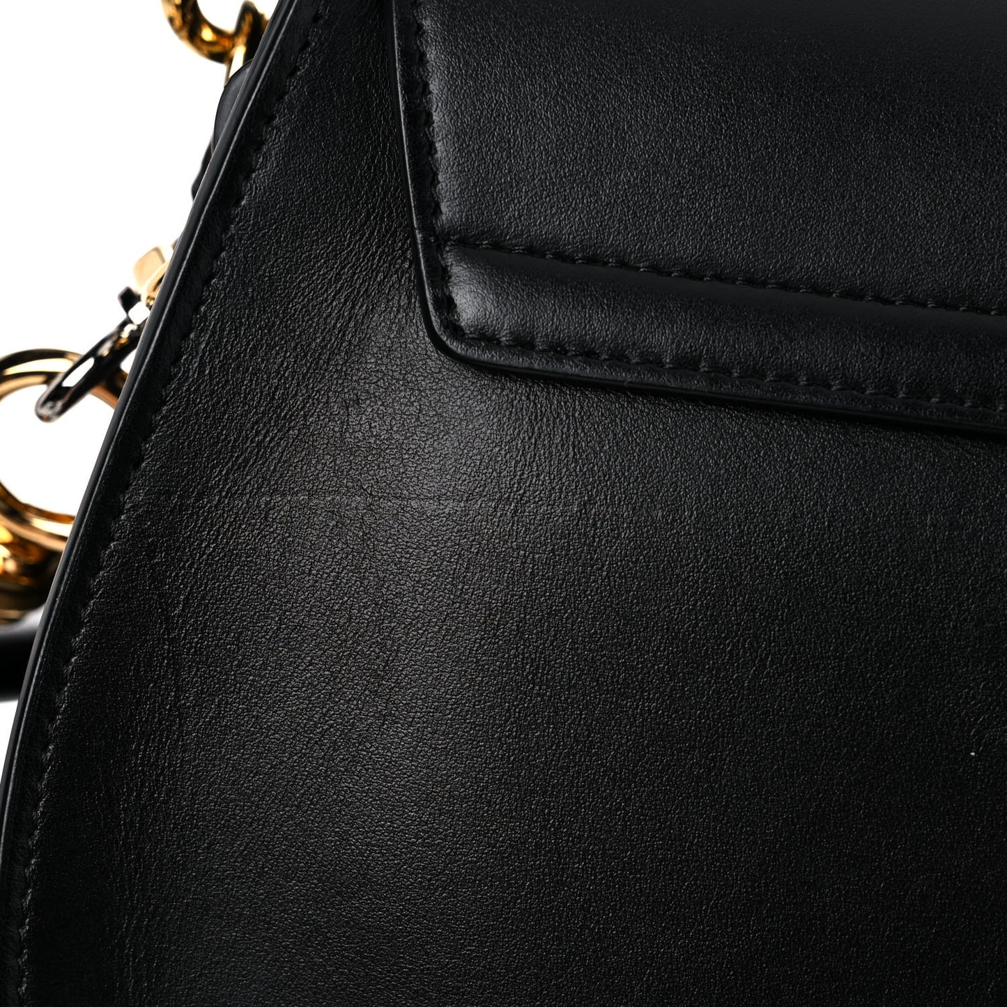 Calfskin Medium Tess Bag Black