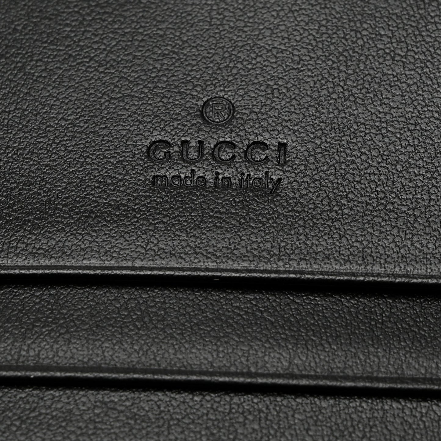 Calfskin Matelasse GG Marmont Card Case Wallet Black