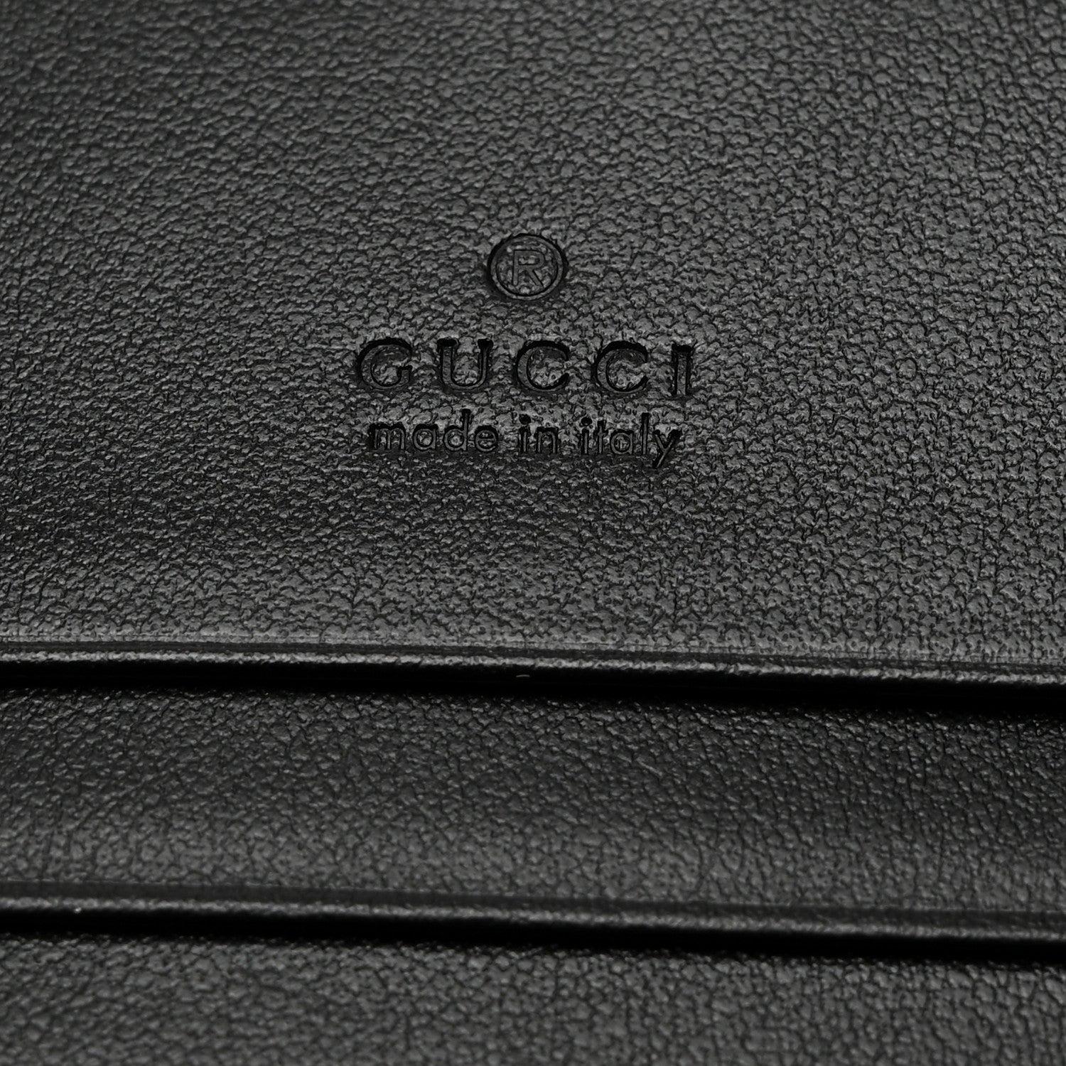Gucci Calfskin Matelasse GG Marmont Card Case Wallet Black 6 of 8