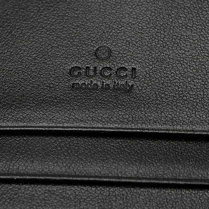 Gucci Calfskin Matelasse GG Marmont Card Case Wallet Black 6 of 8
