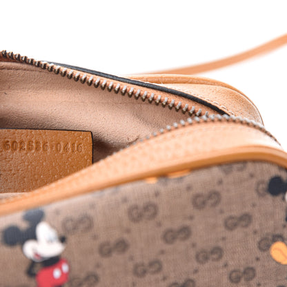Gucci X DISNEY Mini Vintage GG Supreme Monogram Mickey Mouse Shoulder Bag Beige Vintage Sun Oil 9 of 11