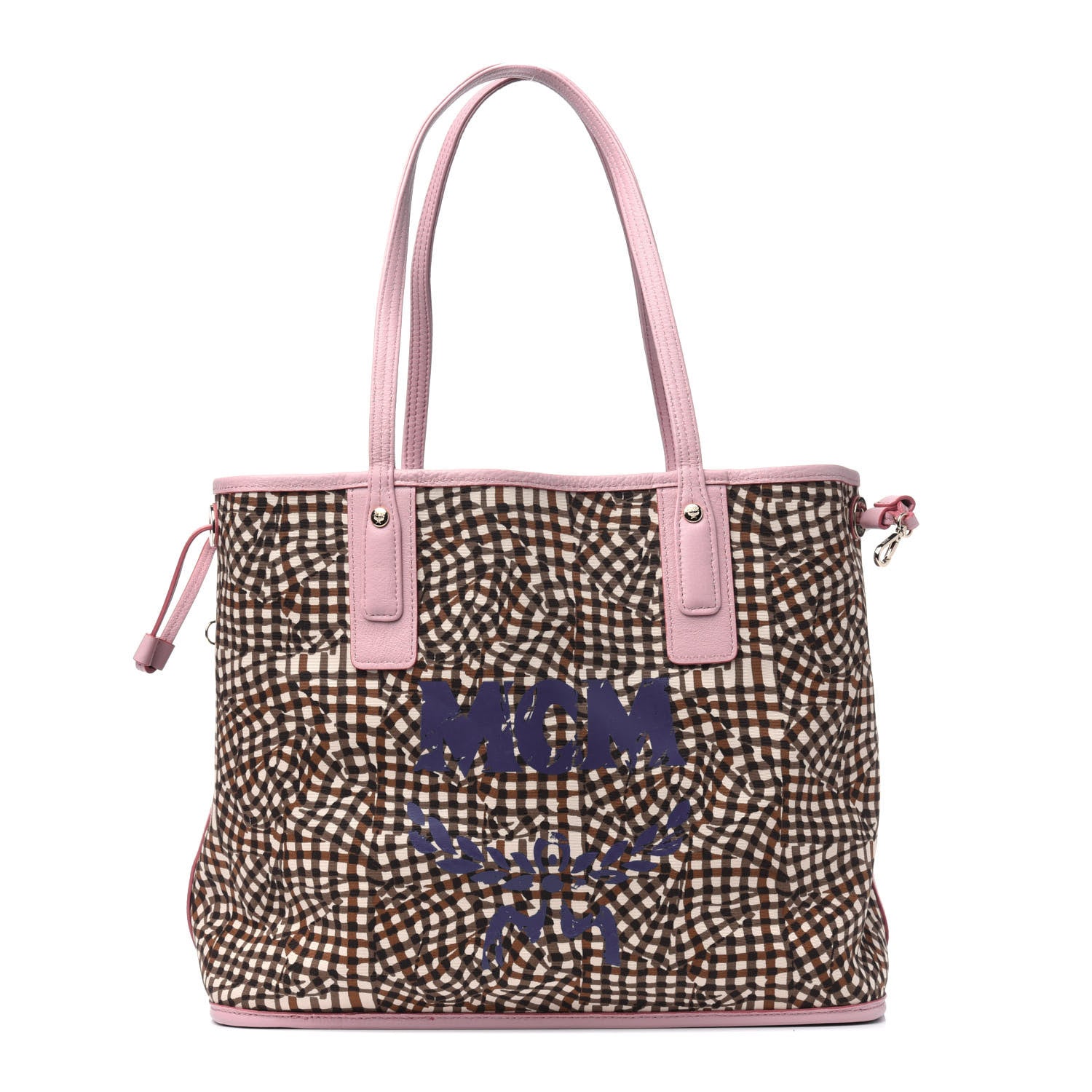MCM Visetos Medium Liz Reversible Shopper Tote Pink 2 of 13