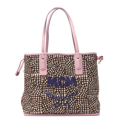 MCM Visetos Medium Liz Reversible Shopper Tote Pink 2 of 13