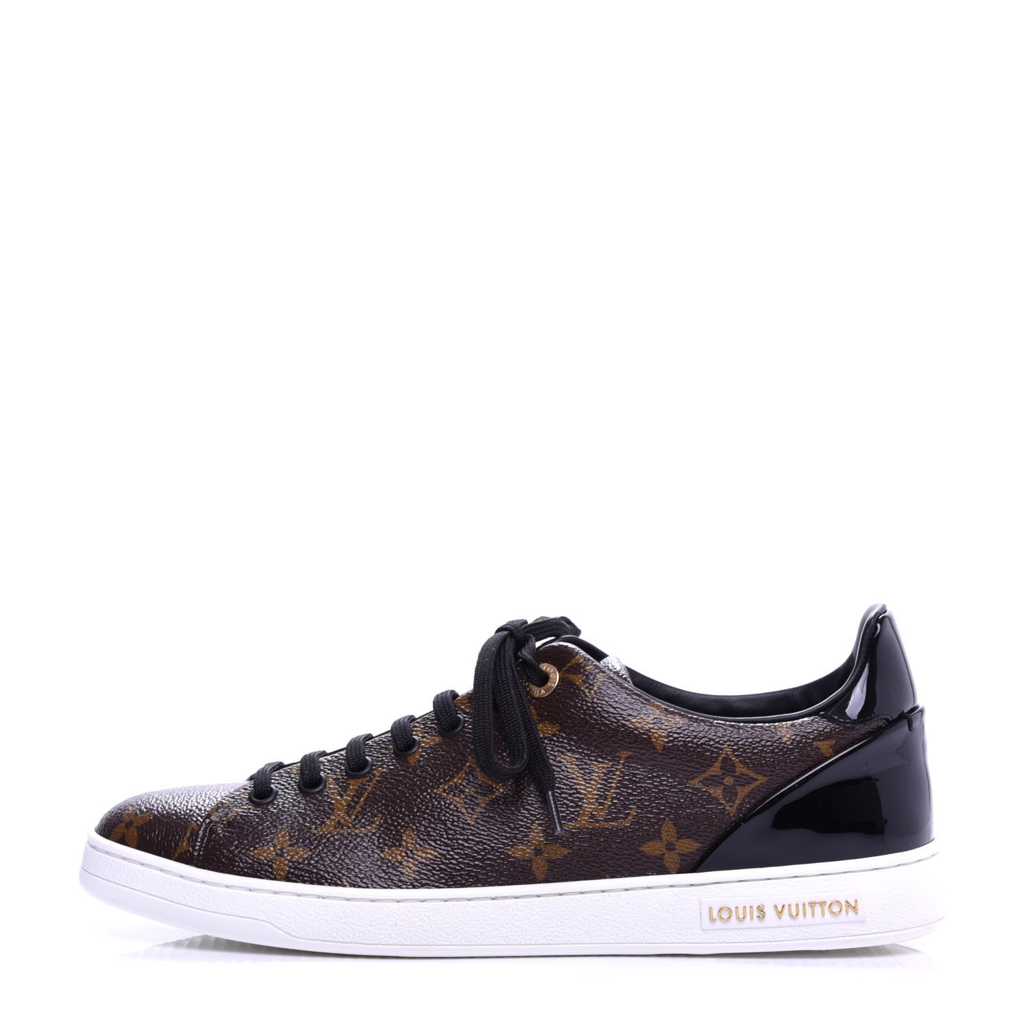 Louis Vuitton Patent Monogram Frontrow Sneakers 41 1 of 10