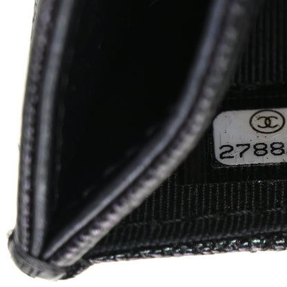 Chanel Iridescent Caviar Quilted Classic Strap Pouch Black 9 of 9