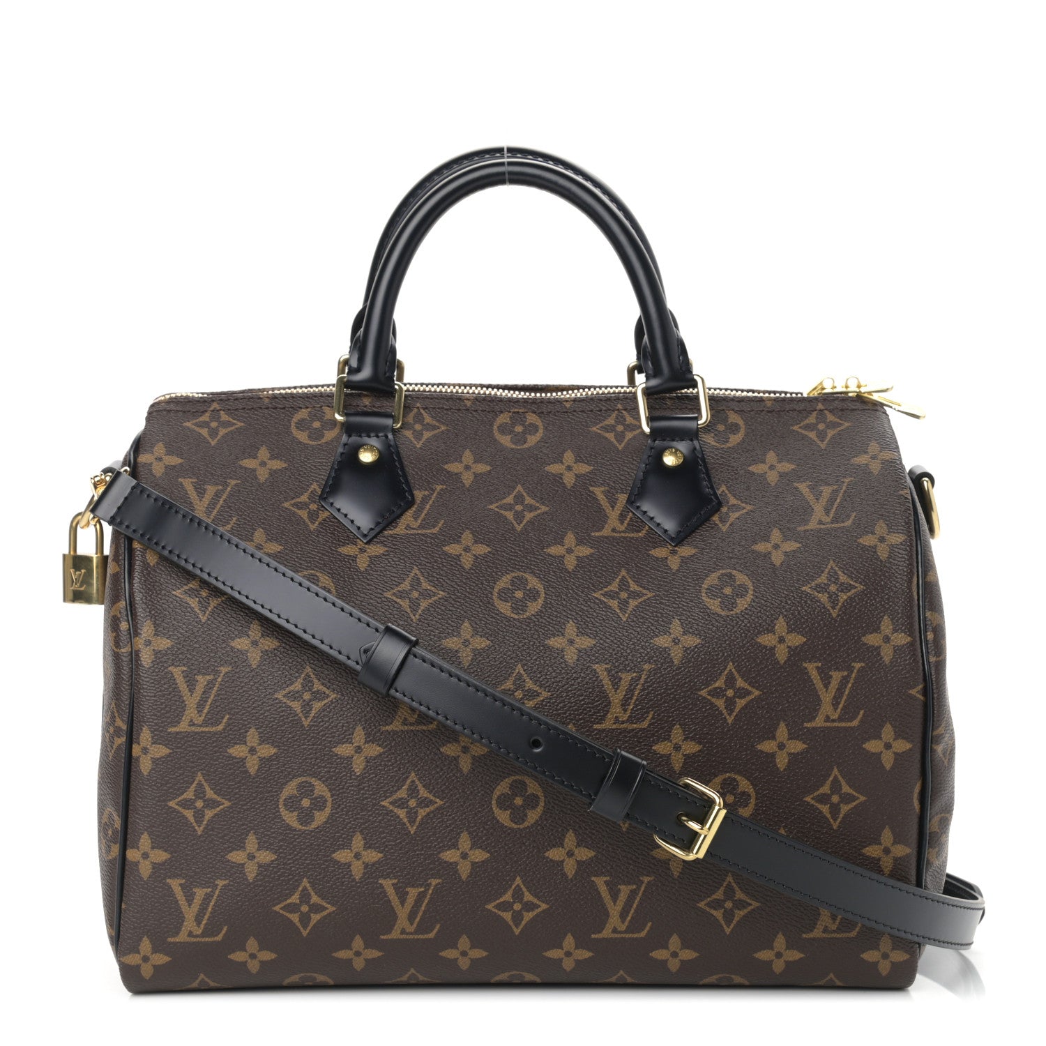 Louis Vuitton Monogram My World Tour Speedy Bandouliere 30 Black 1 of 9