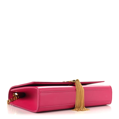 Saint Laurent Smooth Calfskin Medium Classic Monogram Kate Tassel Satchel Fuchsia 4 of 10