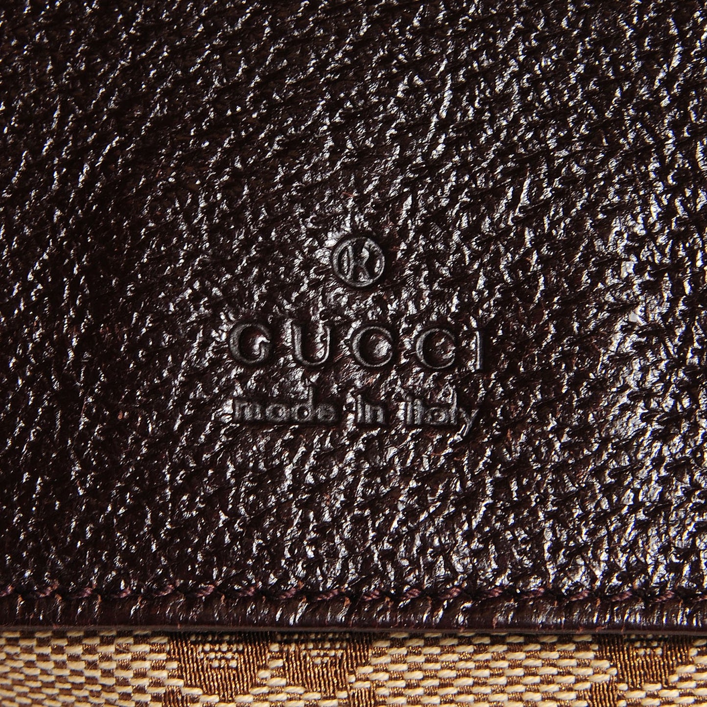 GG Monogram Web Double Pocket Belt Bag Dark Brown