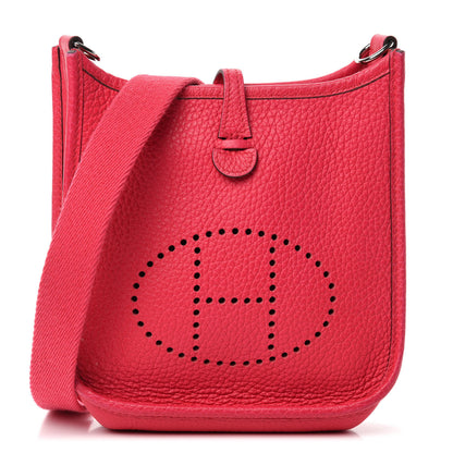 Hermes Taurillon Clemence Evelyne TPM Rose Extreme 1 of 13