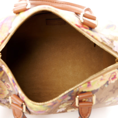 Louis Vuitton Metallic Monogram LV Garden Speedy Bandouliere 25 Gold 5 of 12