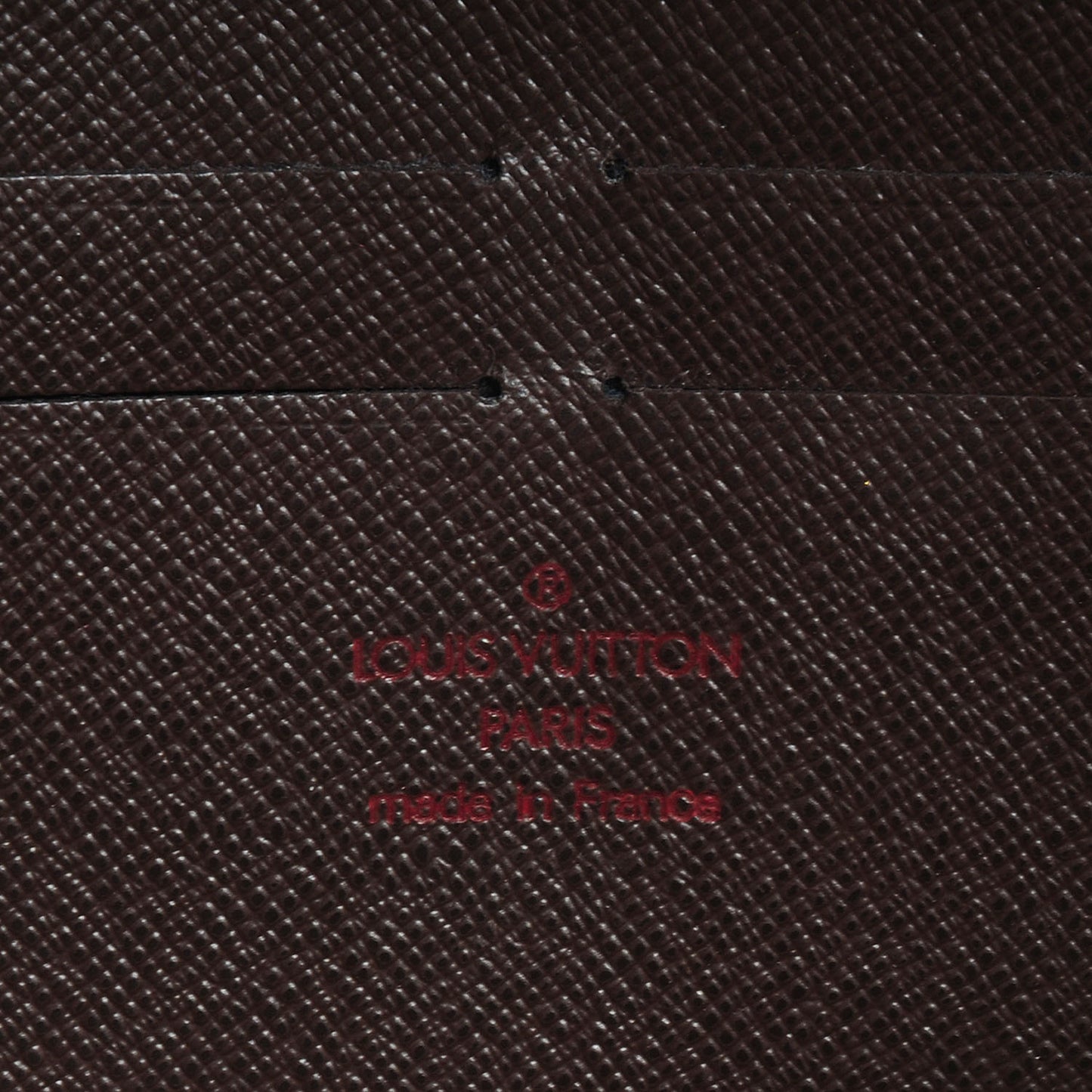 Damier Ebene Zippy Wallet