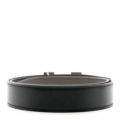 Hermes Box Togo 42mm Constance H Belt 85 Black Etain 2 of 8