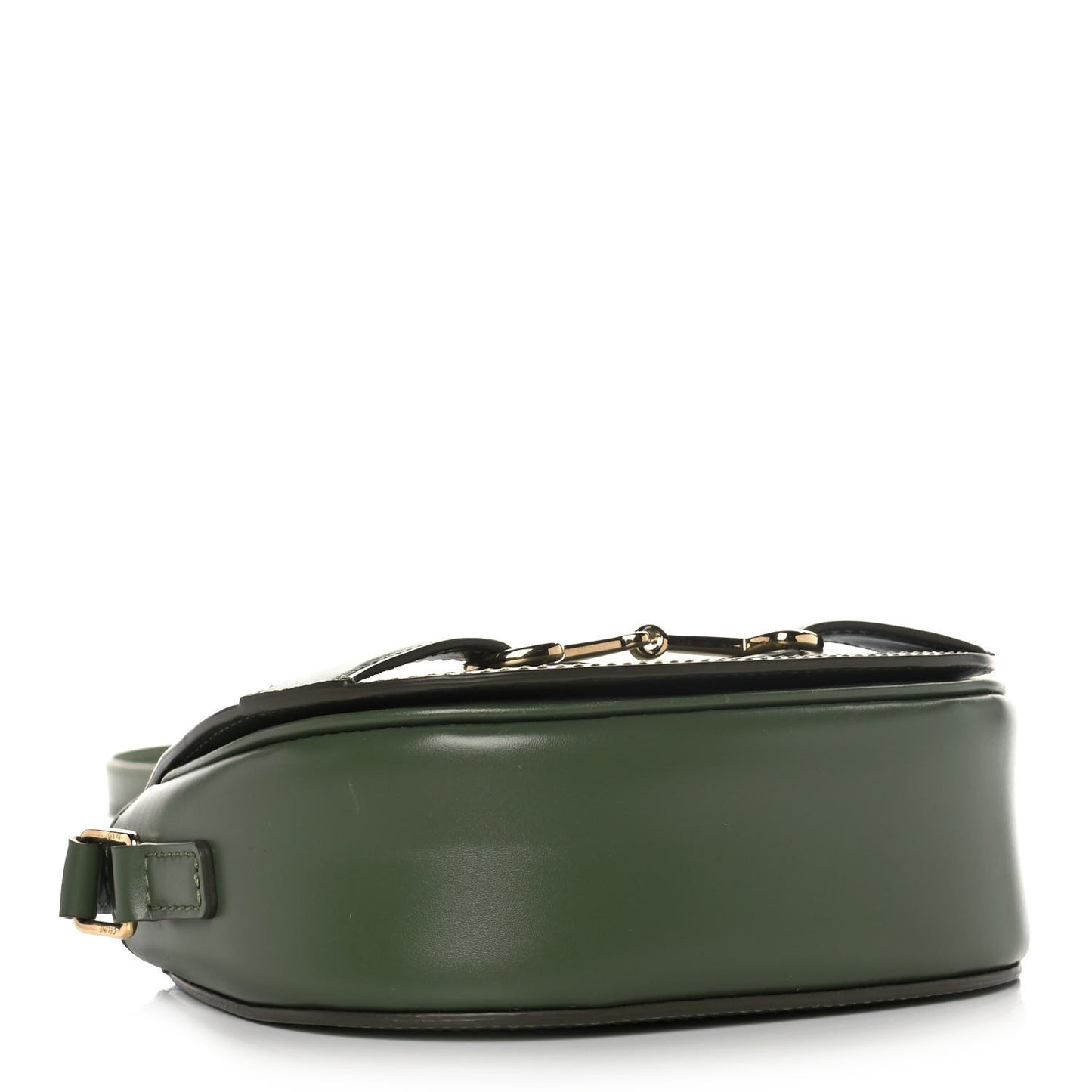 Natural Calfskin Small Crecy Bag Green