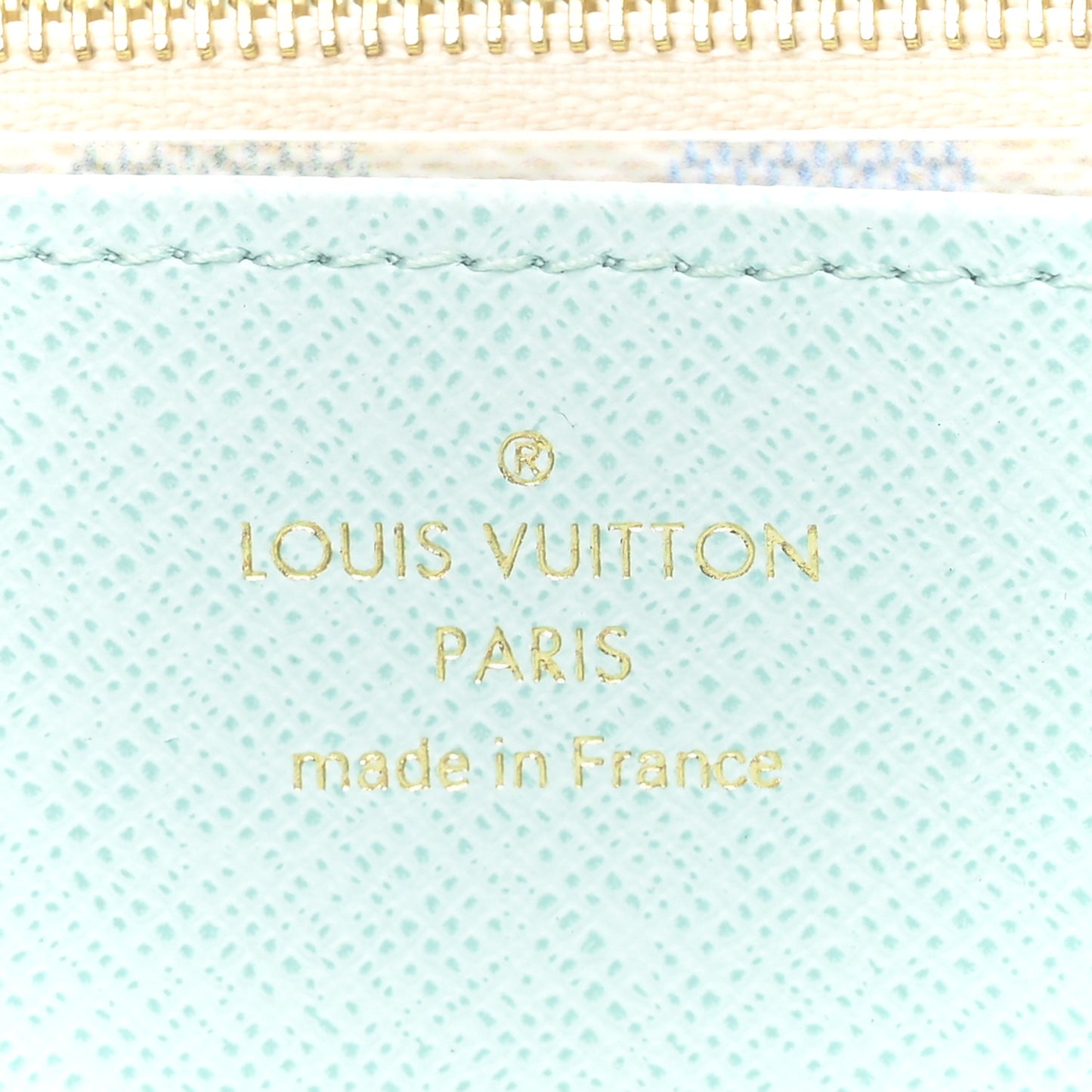 Damierlicious Zippy Wallet Pistachio Green