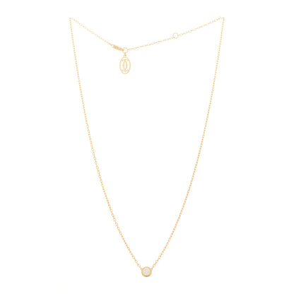 Cartier 18K Yellow Gold Diamond LM D'Amour Pendant Necklace 3 of 6