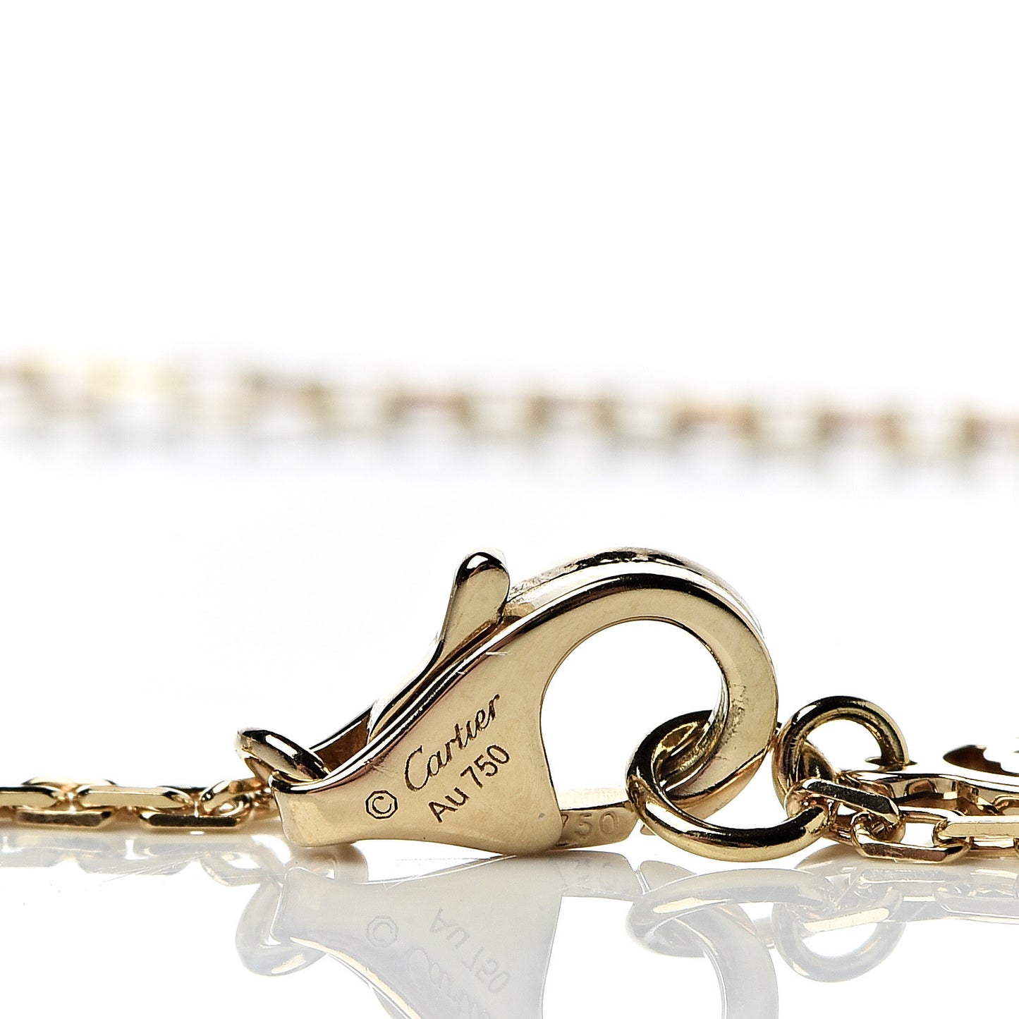 18K Yellow Gold Diamond SM D'Amour Pendant Necklace