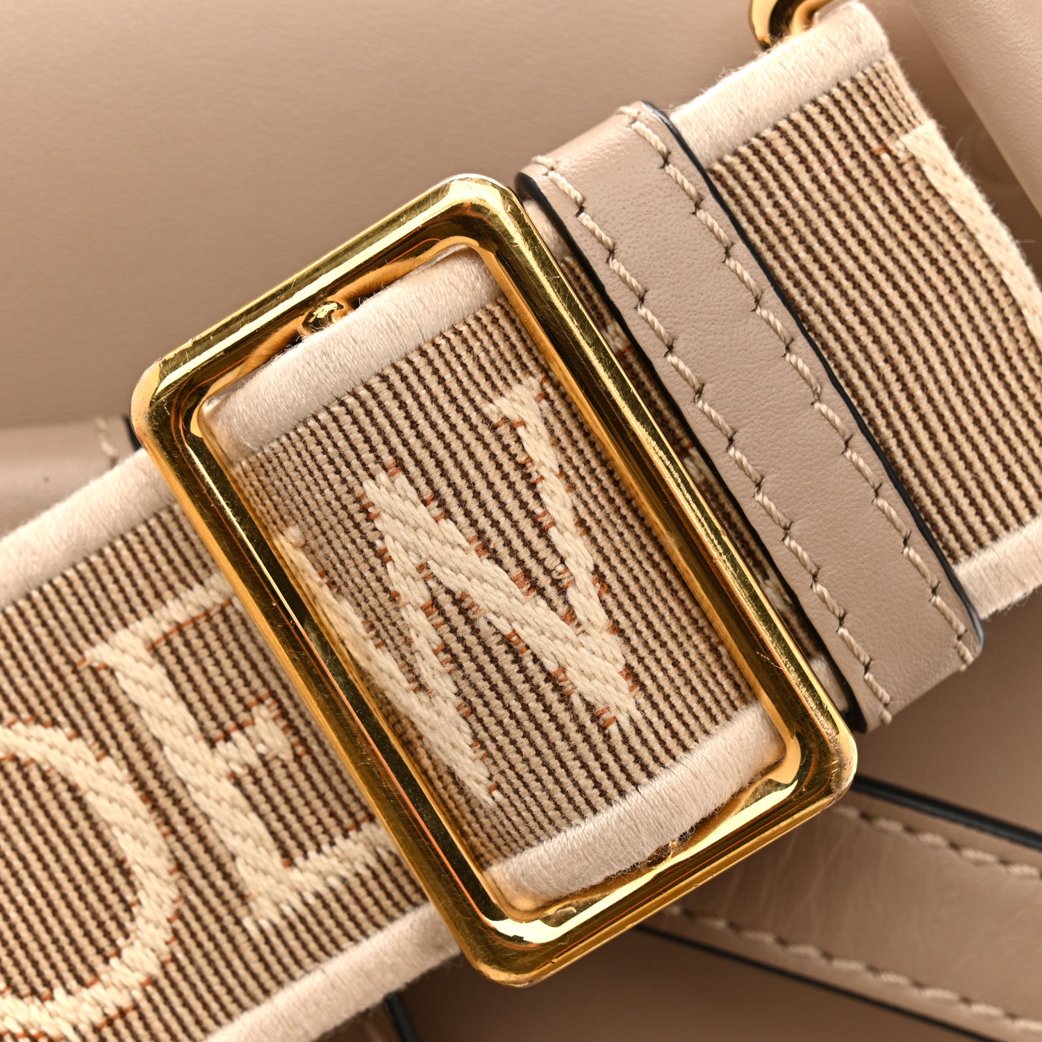 Loewe Calfskin Jacquard Mini Gate Dual Bag Sand 12 of 13