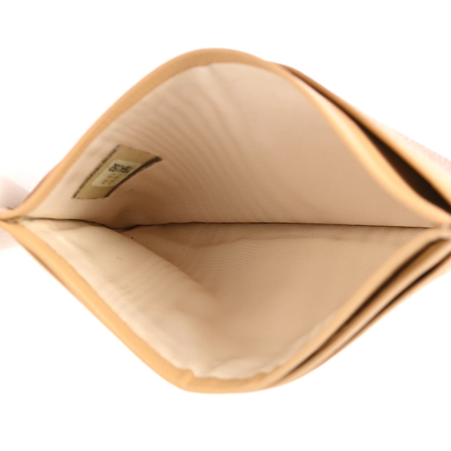 Goatskin CC Card Holder Beige