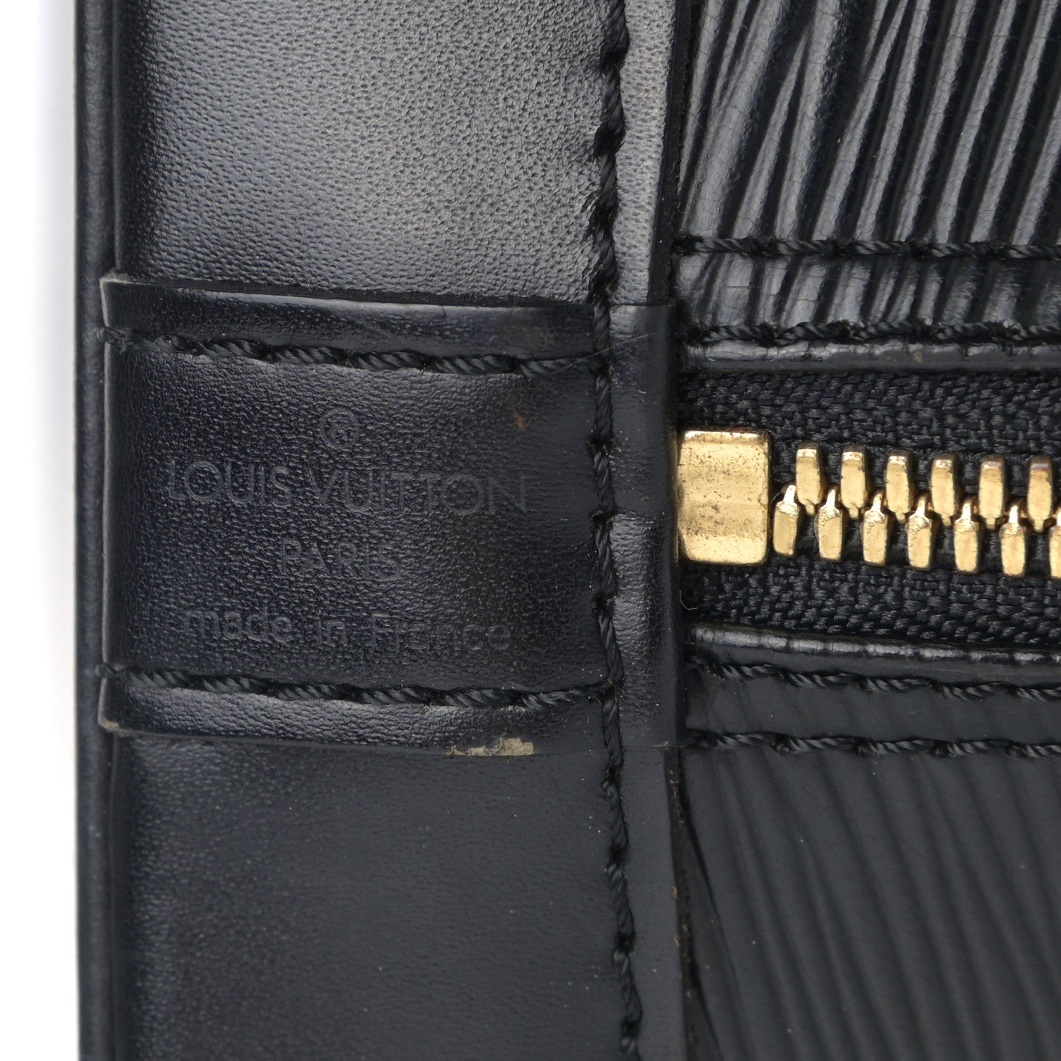Louis Vuitton Epi Alma PM Black 7 of 14
