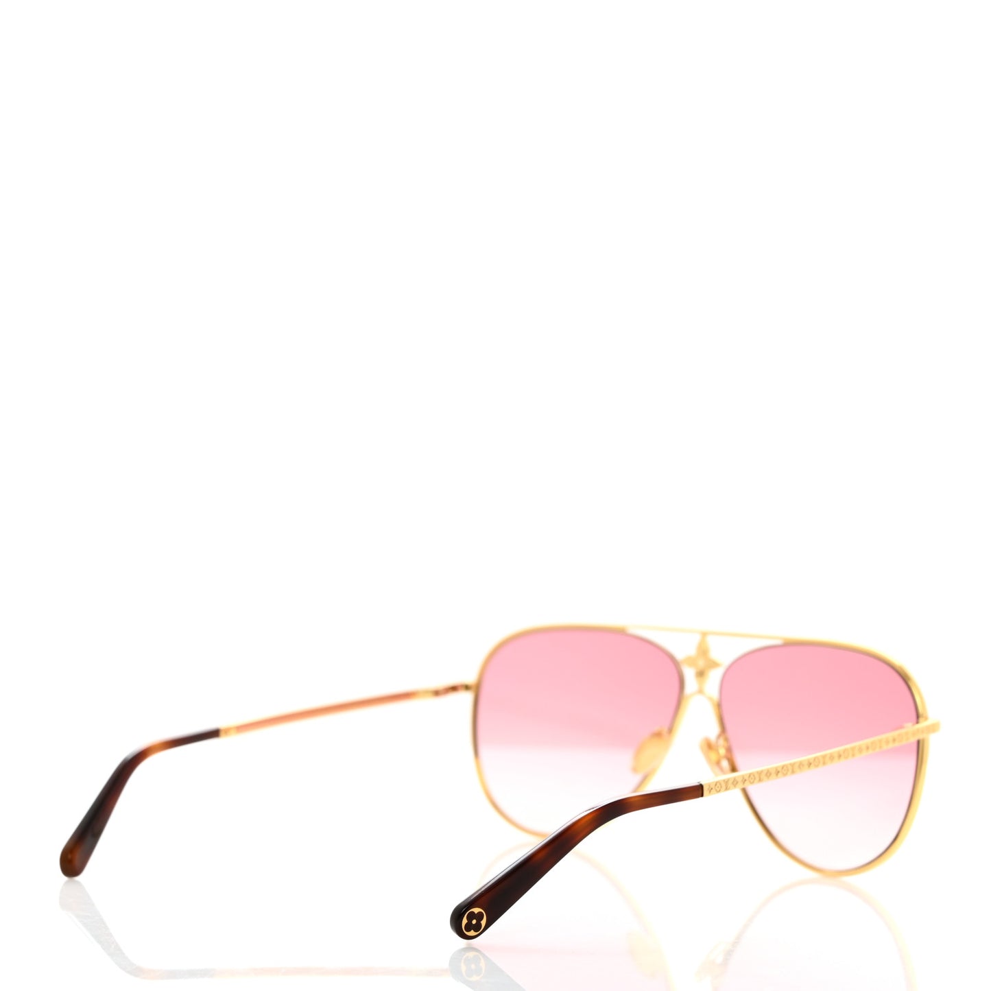 Metal LV Star Pilot Sunglasses Z1868U Pink