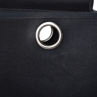 Hermes Toile Vache Calfskin Herbag 30 PM Natural Black 13 of 54