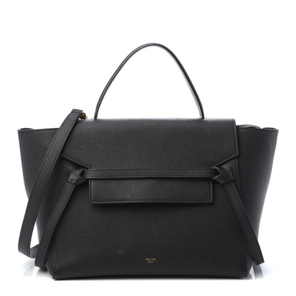 Celine Grained Calfskin Mini Belt Bag Black 1 of 9